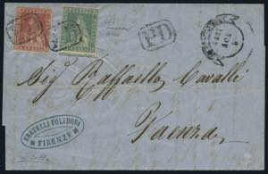 Toscana - 1859 - Lettera spedita da Firenze ... 