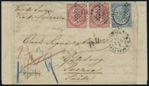 1866 - Lettera spedita da Milano per ... 