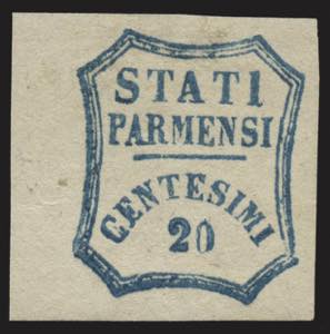Antichi Stati Italiani - Parma 1859 - 20 c. ... 