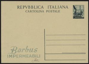 Repubblica Italiana - Interi Postali 1951 - ... 