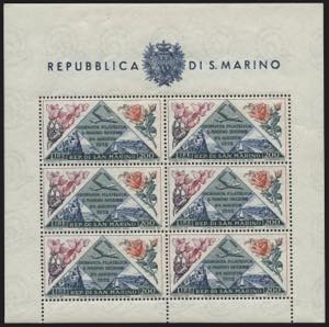 Repubblica di San Marino - Foglietti 1952 - ... 