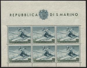 Repubblica di San Marino - Foglietti 1953 - ... 