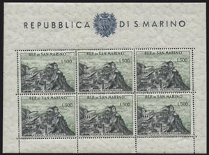 Repubblica di San Marino - Foglietti 1958 - ... 