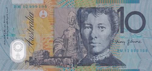 Australia, 10 Dollars, 2012, VF, ... 