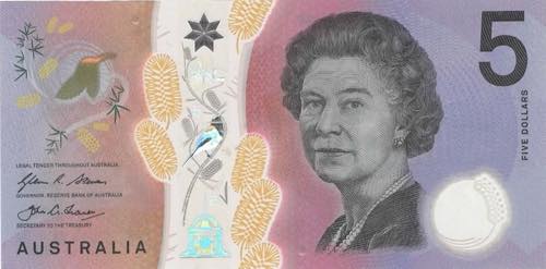Australia, 5 Dollars, 2016, XF, ... 