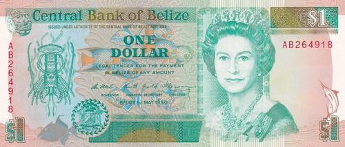 Belize, 1 Dollar, 1990, UNC, ... 