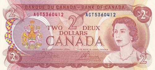 Canada, 1974, 2 Dollars, UNC, ... 
