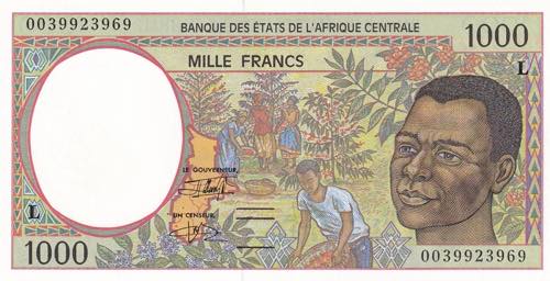 Gabon, 2000, 1.000 Francs, UNC, ... 