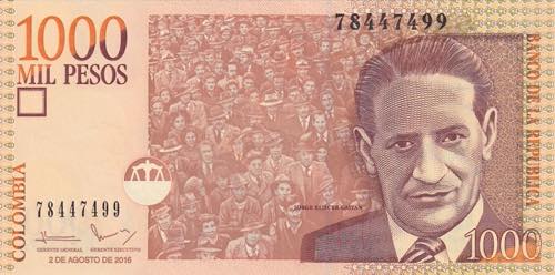 Colombia, 2016, 1.000 Pesos, UNC, ... 