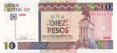 Cuba, 2013, 10 Pesos convertible, ... 