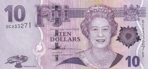 Fiji, 10 Dollars, 2007, UNC, ... 