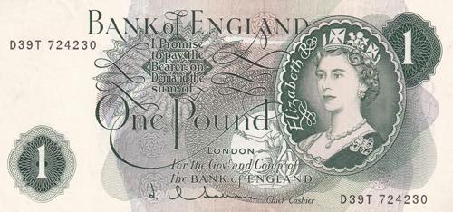 Great Britain, 1 Pound, 1962, ... 