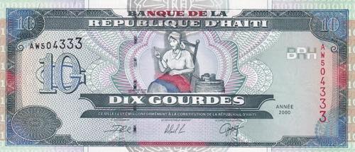 Haiti, 10 Gourdes, 2000, UNC, ... 
