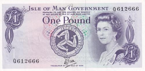Isle of Man, 1 Pound, 1980, UNC, ... 