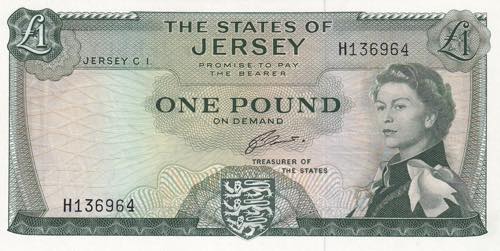Jersey, 1 Pound, 1972, UNC-, ... 