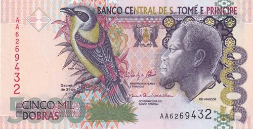 São Tomé and Príncipe, 5.000 ... 