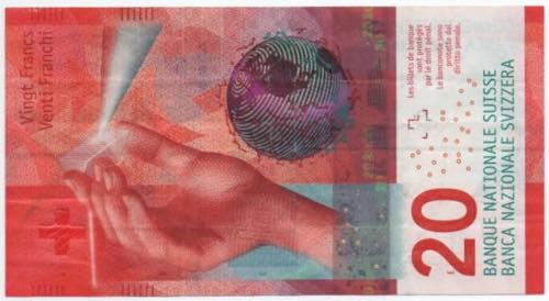Switzerland, 20 Francs, 2015, VG, ... 