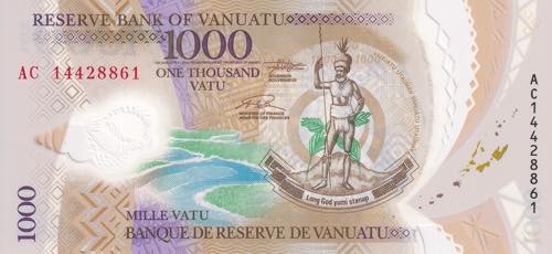Vanuatu, 1000 Vatu, 2014, UNC, ... 