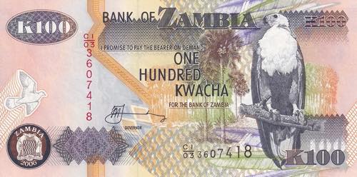 Zambia, 100 Kwacha, 2006, UNC, ... 