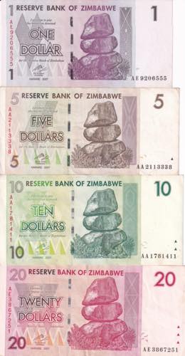Zimbabwe, 2007 Issues Lot, ... 