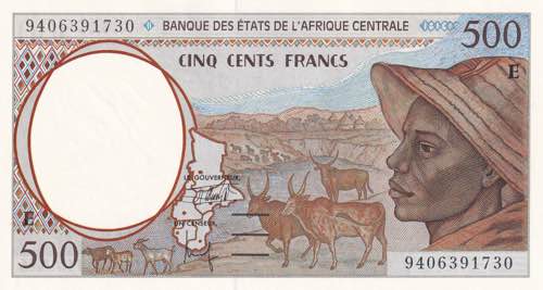 Cameron, 500 Francs 1993-2002, UNC