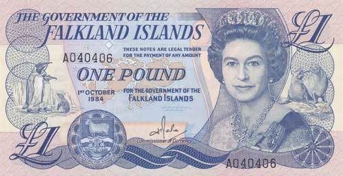 Falkland Islands, 1 Pound 1984, UNC