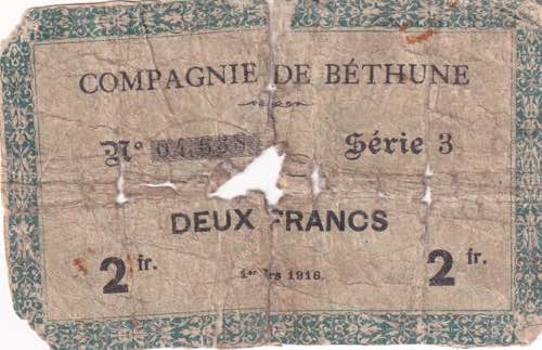 France, 2 Francs 1916, Poor