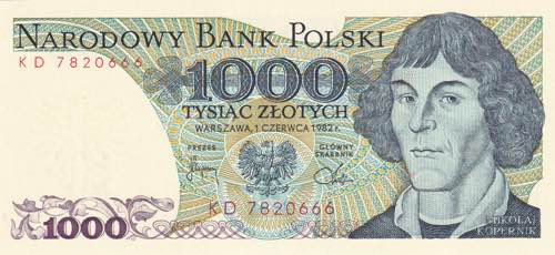 Poland, 1.000 Zloty 1982, UNC