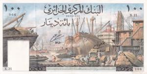Algeria, 100 Francs, 1964, XF, B304a, Staple ... 