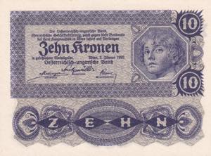 Austria, 10 Kronen 1922, UNC, P#75, 