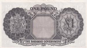 Bahamas, 1 Pound, 1954, AUNC, ... 