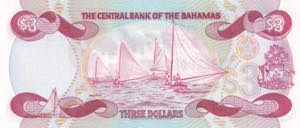 Bahamas, 3 Dollars, 1974, UNC, ... 
