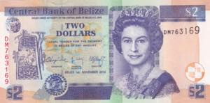 Belize, 2 Dollars, 2014, UNC, ... 