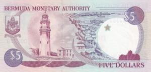 Bermuda, 5 Dollars, 1997, UNC, ... 
