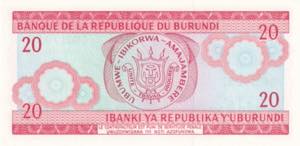 Burundi, 20 Francs, 2007, UNC, ... 