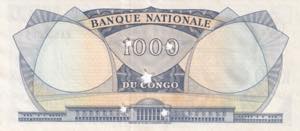 Congo, 1964, 1.000 Francs ... 