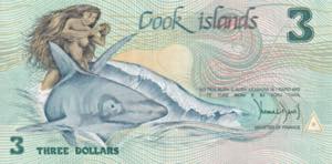 Cook Islands, 1992, 3 Dollars, ... 