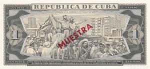 Cuba, 1986, 1 Peso Specimen, XF ... 