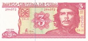Cuba, 2004, 3 Pesos, UNC, B903a, 