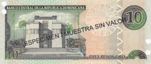 Dominican Republic, 10 Pesos oro ... 