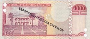 Dominican Republic, 1.000 Pesos ... 