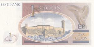 Estonia, 1 Kron, 1992, UNC, B212a, 