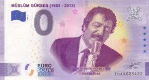 Müslüm Gürses, 0 Euro Souvenir, UNC, , 