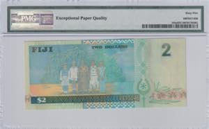 Fiji, 2 Dollars, 2002, PMG 65EPQ, ... 