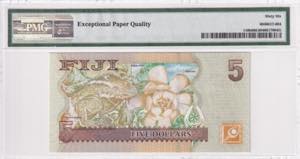 Fiji, 5 Dollars, 2012, PMG 66EPQ, ... 