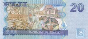 Fiji, 20 Dollars, 2007, UNC, ... 