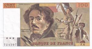France, 100 Francs, 1978, AUNC, P#153, 