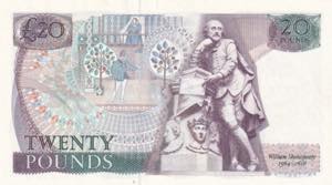 Great Britain, 20 Pounds, 1984-88, ... 
