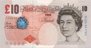 Great Britain, 10 Pounds, 2004, ... 