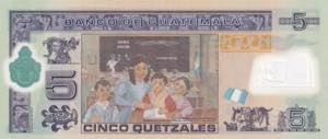 Guatemala, 5 Quatzales, 2013, UNC, ... 